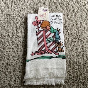 Vintage 1990 Precious Moments Dish Towel NWT